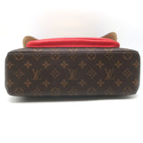 Louis Vuitton Marignan Coquelicot Monogram Satchel Brown/Red Crossbody Bag