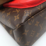 Louis Vuitton Marignan Coquelicot Monogram Satchel Brown/Red Crossbody Bag