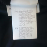 Brunello Cucinelli Pleated-Side Midi Dress Navy Stretch Wool Size Medium