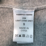 Chloe Cashmere Turtleneck Sweater Light Gray Size Small