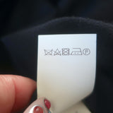 Brunello Cucinelli Pleated-Side Midi Dress Navy Stretch Wool Size Medium