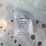 Charo Ruiz Ibiza Ella Eyelet-Embroidered Corset Top White Size Medium