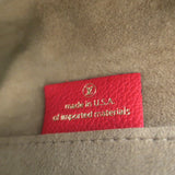 Louis Vuitton Marignan Coquelicot Monogram Satchel Brown/Red Crossbody Bag