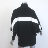 Balmain Kids Sequined Logo Sweater Dress Black Size 14 Womens Extra Small