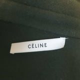 Celine Cashmere Belted Coat Forest Green Size 34