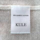 Kule Love Cashmere Sweater Cream Size Large Crewneck Pullover