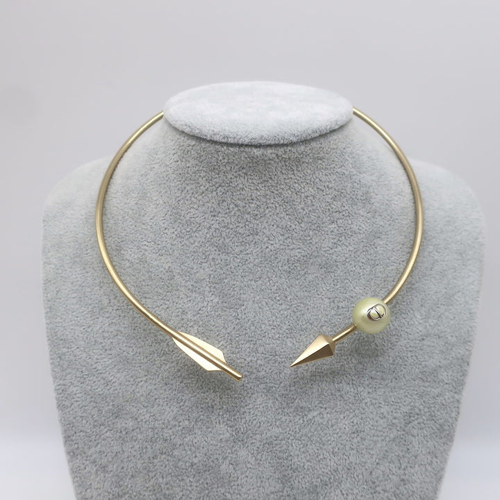 Christian Dior D-Vinity Pearl Choker Necklace
