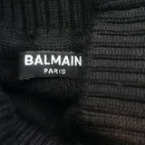Balmain Kids Sequined Logo Sweater Dress Black Size 14 Womens Extra Small