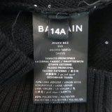 Balmain Kids Sequined Logo Sweater Dress Black Size 14 Womens Extra Small