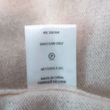 Kule Love Cashmere Sweater Cream Size Large Crewneck Pullover