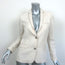 Zadig & Voltaire Blazer Vedax Bis Ecru Linen-Cotton Size 36 One-Button Jacket