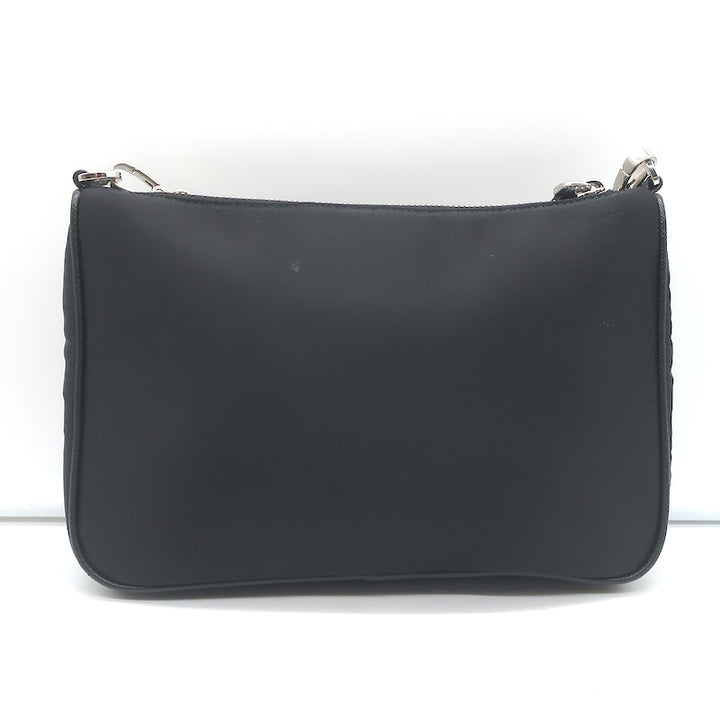 Prada Re-Nylon 2-in-1 Chain Strap Shoulder Bag Black Small Crossbody NEW