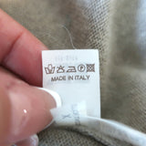 Brunello Cucinelli Off the Shoulder Cashmere Sweater Taupe Size Extra Small