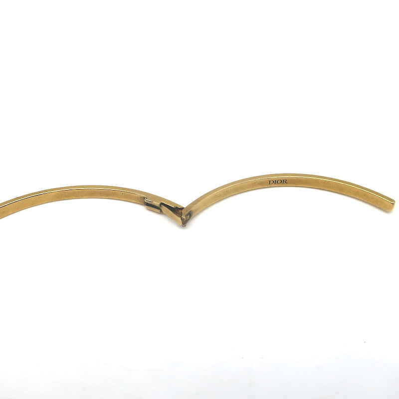 Christian Dior Logo Hinge Choker Necklace