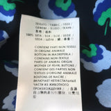 Stella McCartney Drop Waist Mini Dress Black Floral Print Silk Size 38