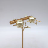 Christian Dior Pearl Star Tribales Earrings