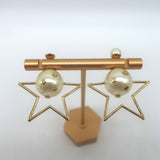 Christian Dior Pearl Star Tribales Earrings