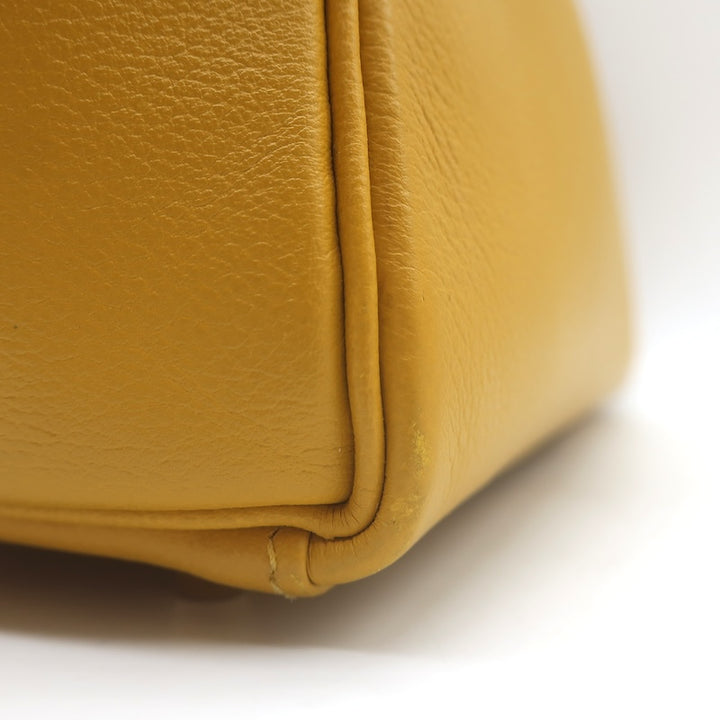 Hermes 2019 Kelly 28 Bag Jaune Ambre Togo Leather Gold Hardware