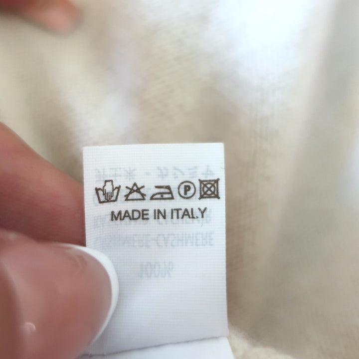 Brunello Cucinelli Cashmere Sweater Light Beige Size Extra Small