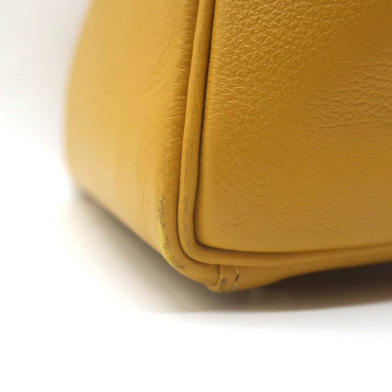 Hermes 2019 Kelly 28 Bag Jaune Ambre Togo Leather Gold Hardware