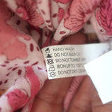 Poupette St. Barth Soledad Smocked Maxi Dress Pink Floral Print Small