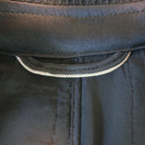 Ermanno Scervino Floral-Applique Embroidered Mesh Blazer Black Size 44