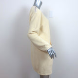 Gucci x Disney Mickey Mouse Terry Cloth Sweatshirt Dress Light Yellow Size Small