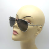Christian Dior Bow A1U Pilot Sunglasses Silver CDW5963