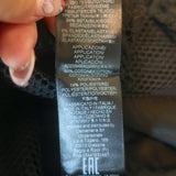 Ermanno Scervino Floral-Applique Embroidered Mesh Blazer Black Size 44