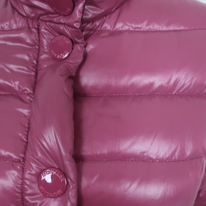 Moncler Clairy Down Puffer Jacket Berry Size 1