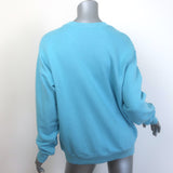 Gucci x Sega Crystal-Embellished Crewneck Sweatshirt Sky Blue Size Extra Small