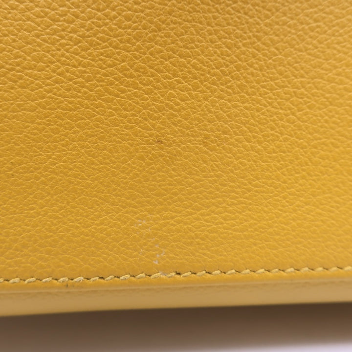 Hermes 2019 Kelly 28 Bag Jaune Ambre Togo Leather Gold Hardware