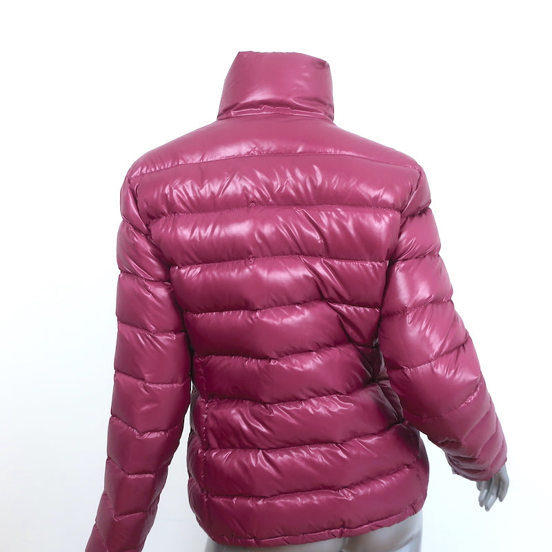 Moncler Clairy Down Puffer Jacket Berry Size 1