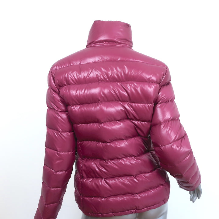 Moncler Clairy Down Puffer Jacket Berry Size 1