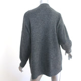 Mango Sweater Set Gray Wool-Blend Size Extra Small/Small Cardigan & Crop Top