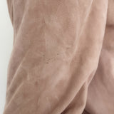 AllSaints Dalby Suede Biker Jacket Powder Pink Size US 6