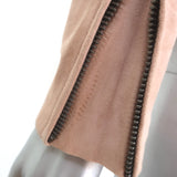 AllSaints Dalby Suede Biker Jacket Powder Pink Size US 6