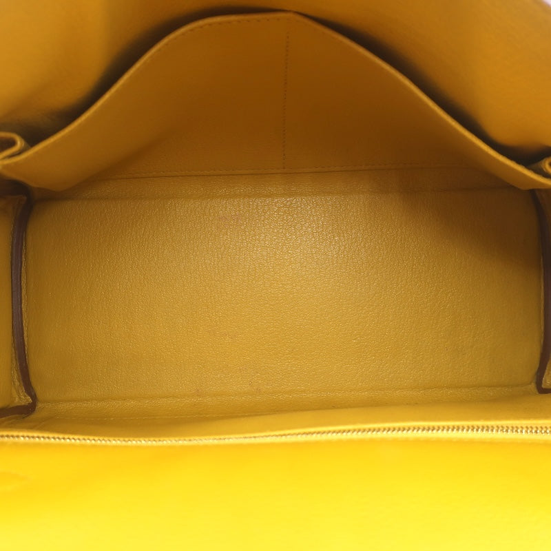 Hermes 2019 Kelly 28 Bag Jaune Ambre Togo Leather Gold Hardware