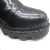 Gucci Trip Lug Sole Chelsea Boots Black Polished Leather Size 36.5