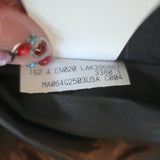 Brunello Cucinelli Monili Pinstripe Maxi Skirt Charcoal Stretch Wool Size US 4