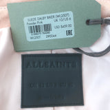 AllSaints Dalby Suede Biker Jacket Powder Pink Size US 6