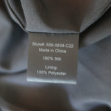 Jenni Kayne Rove Midi Dress Black Raw Silk Size Medium