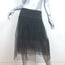 Brunello Cucinelli Monili-Trimmed Tulle Midi Skirt Charcoal Size 44