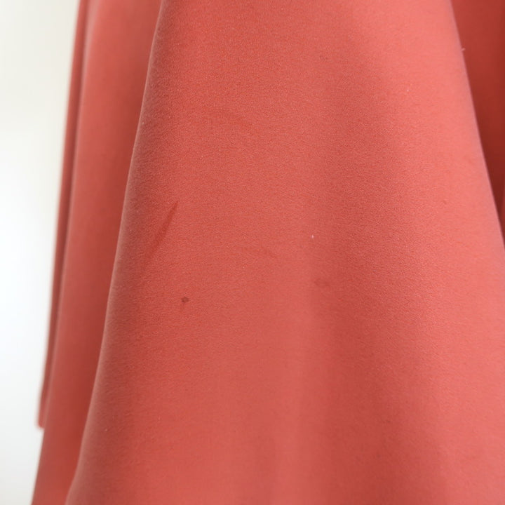 Zimmermann Blouson-Sleeve Mini Wrap Dress Crimson Washed Silk Size 2