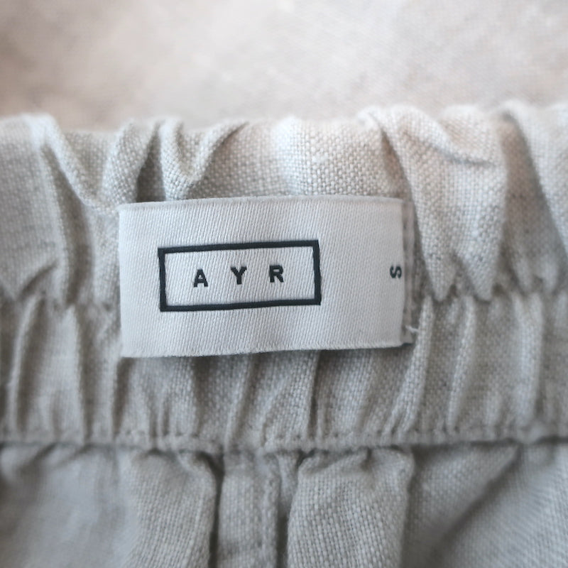 AYR Linen Pull-On Pants Beige Size Small