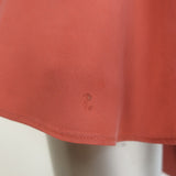 Zimmermann Blouson-Sleeve Mini Wrap Dress Crimson Washed Silk Size 2