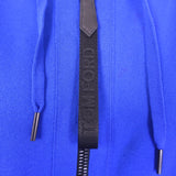 Tom Ford Technical Jersey Hooded Track Jacket Electric Blue Size Small