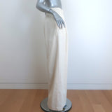Sablyn Brooklyn Tailored Wide Leg Pants Cream Twill Size Small NEW