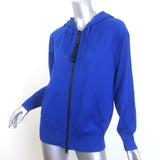 Tom Ford Technical Jersey Hooded Track Jacket Electric Blue Size Small