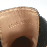 Gucci Trip Lug Sole Chelsea Boots Black Polished Leather Size 36.5